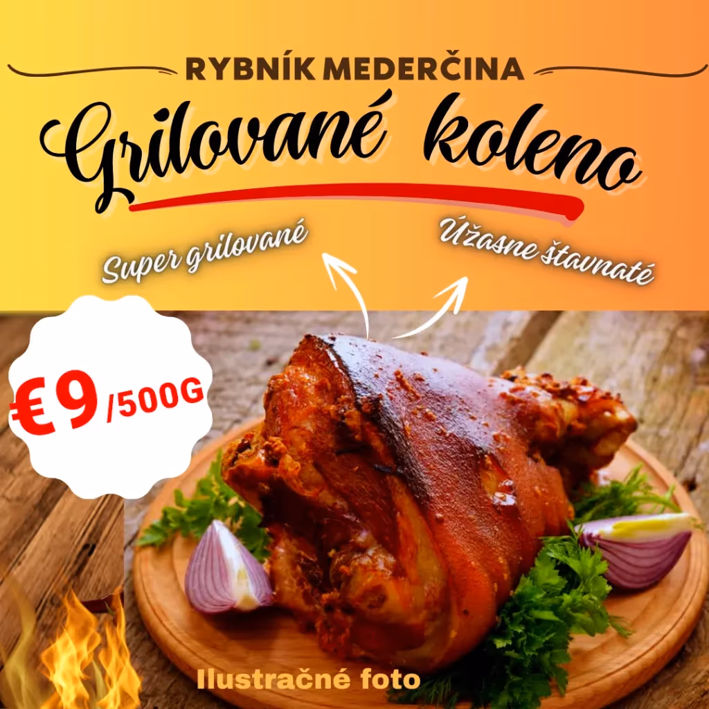 Grilované koleno - €9 / 500 g